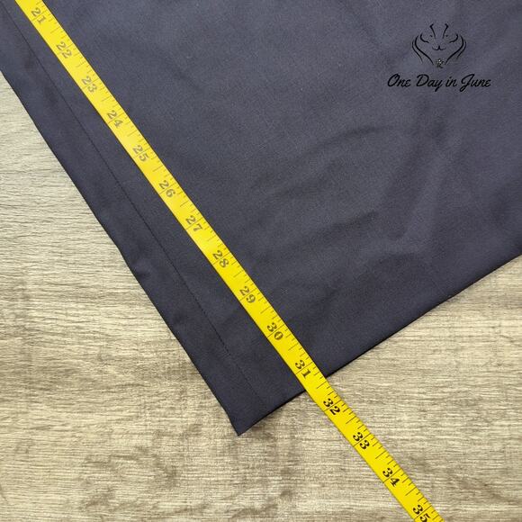 Officine Generale Elia Italian Fresco Wool Wide Leg Pants Size 40 (12) - Picture 5 of 6